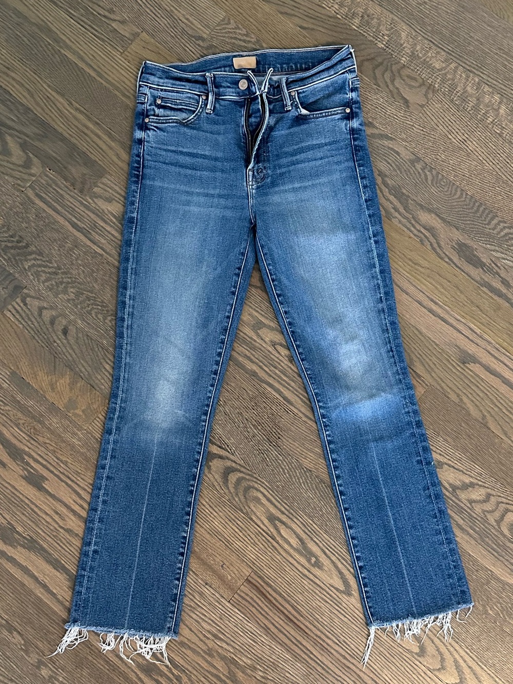 Mother Denim, The Rascal Ankle Fray, Size 27 Color: Opposites Attract